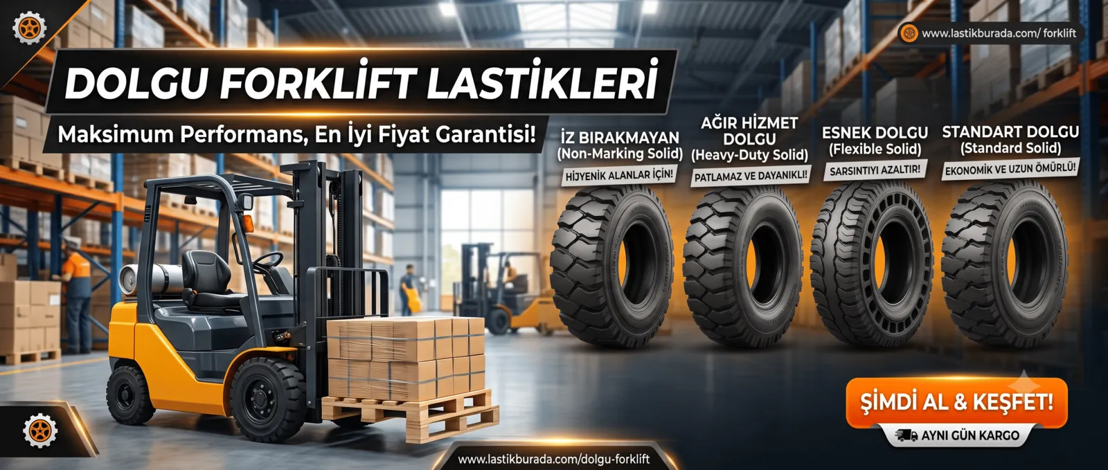 Dolgu Forklift lastikleri