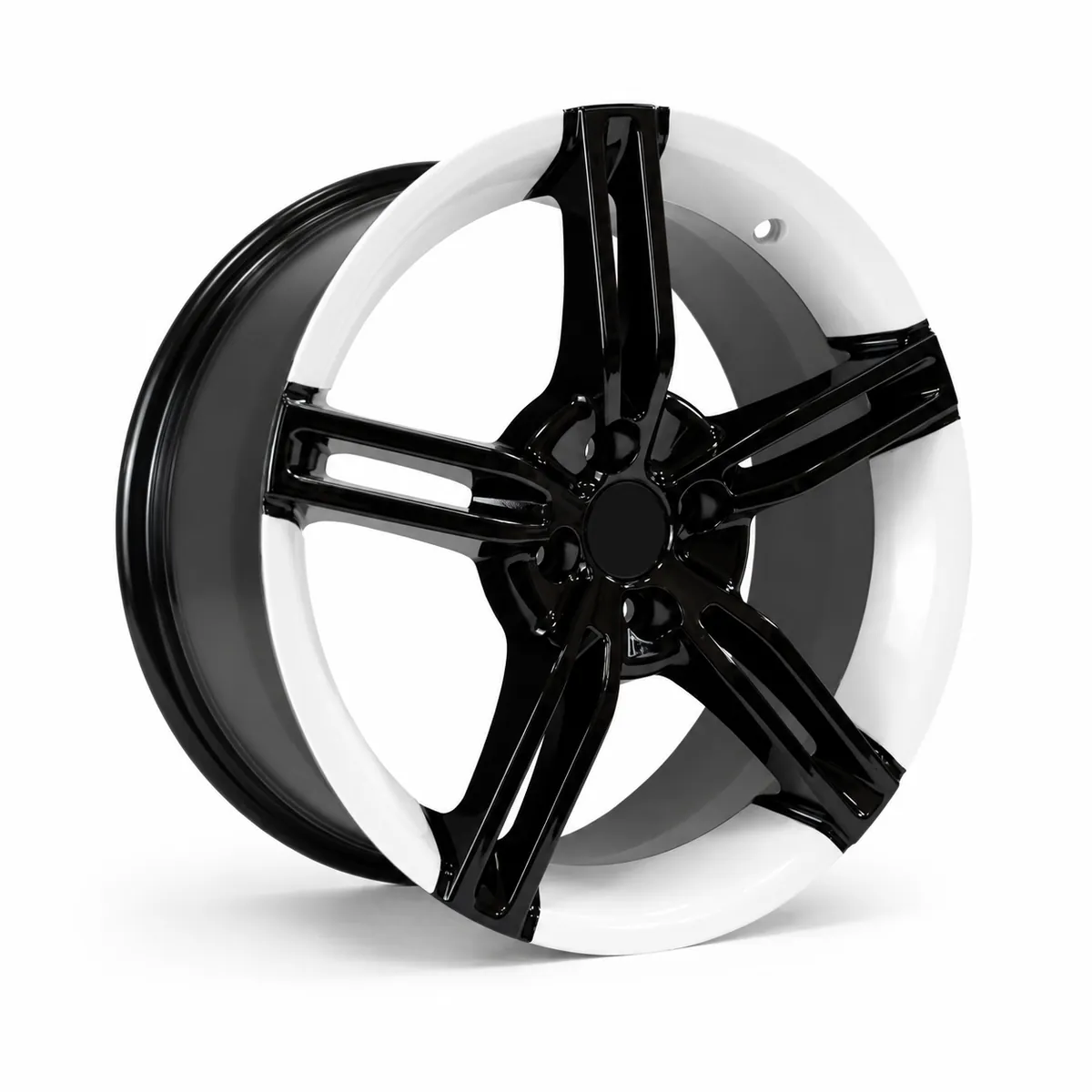 7,5X17 5X120 ET35 73,1 BLACK WHITE